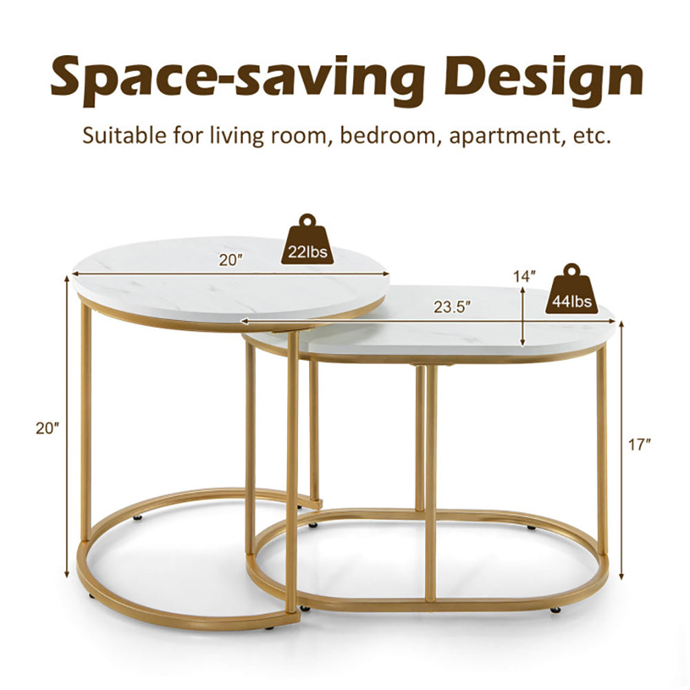 Nesting table dimensions