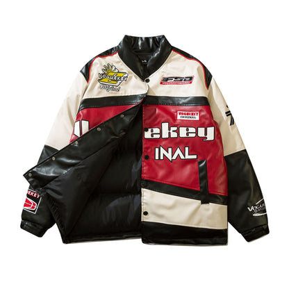 Creative Embroidery Men And Women Thick Cotton-padded Jacket - Detail 2