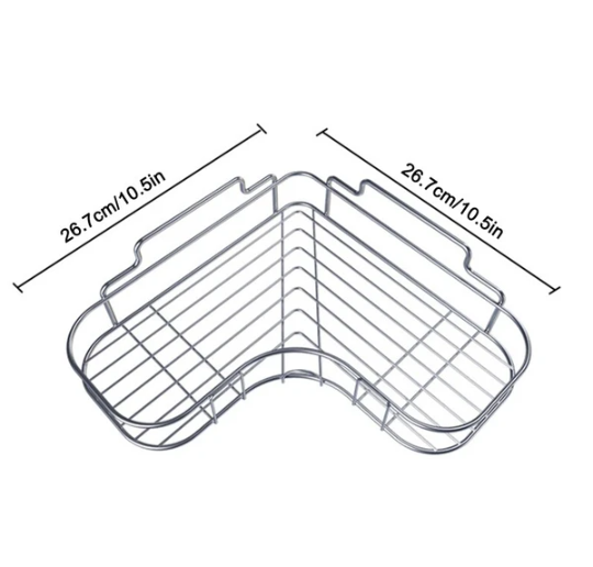 Shower caddy corner shelf