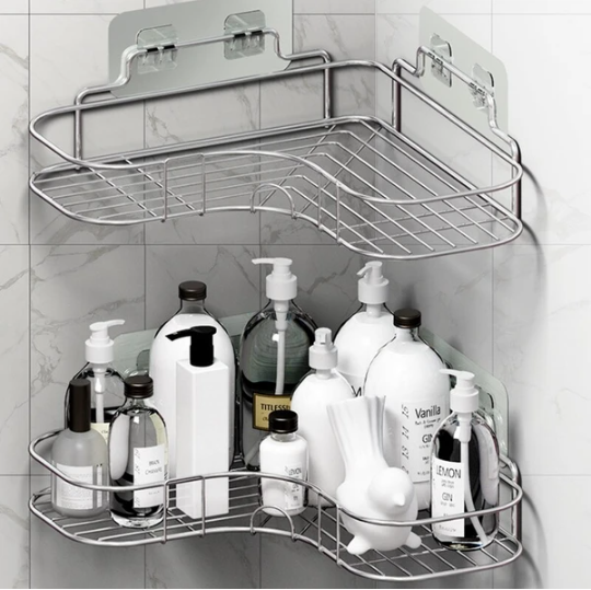 Shower caddy corner shelf