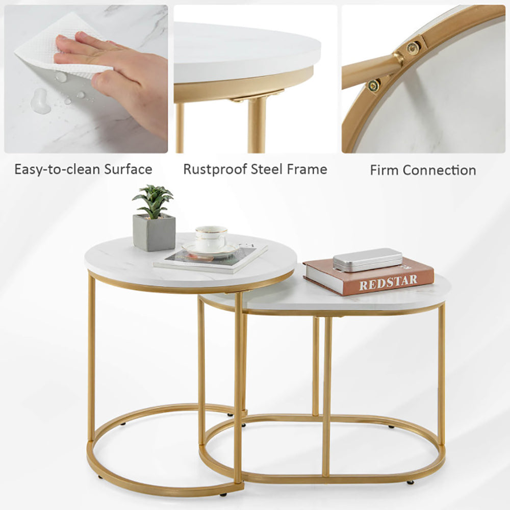 Easy-to-clean surface and rustproof steel frame