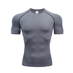 Grey compression training tee