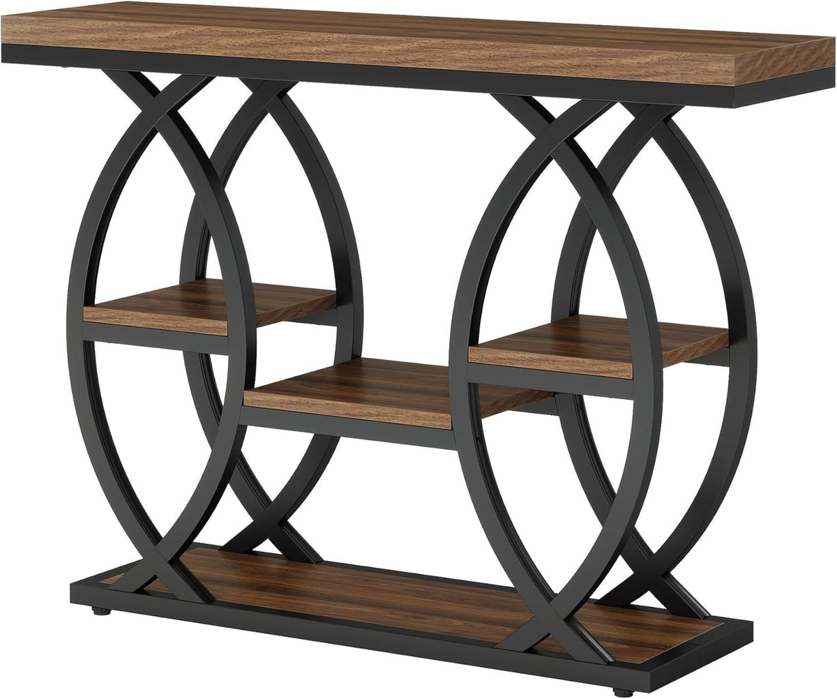 Console table with 4 staggered tiers
