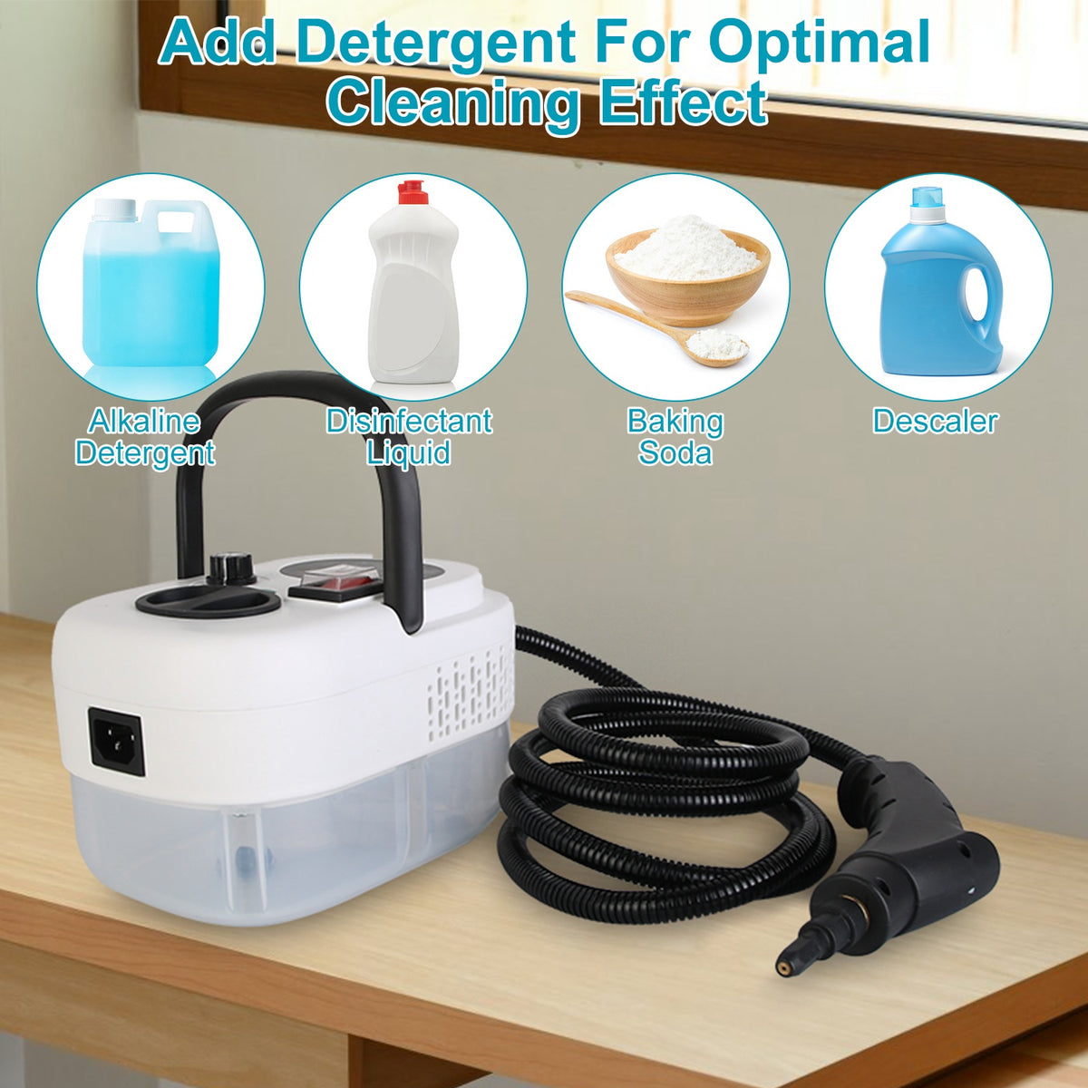 Handheld steam cleaner, 2500W