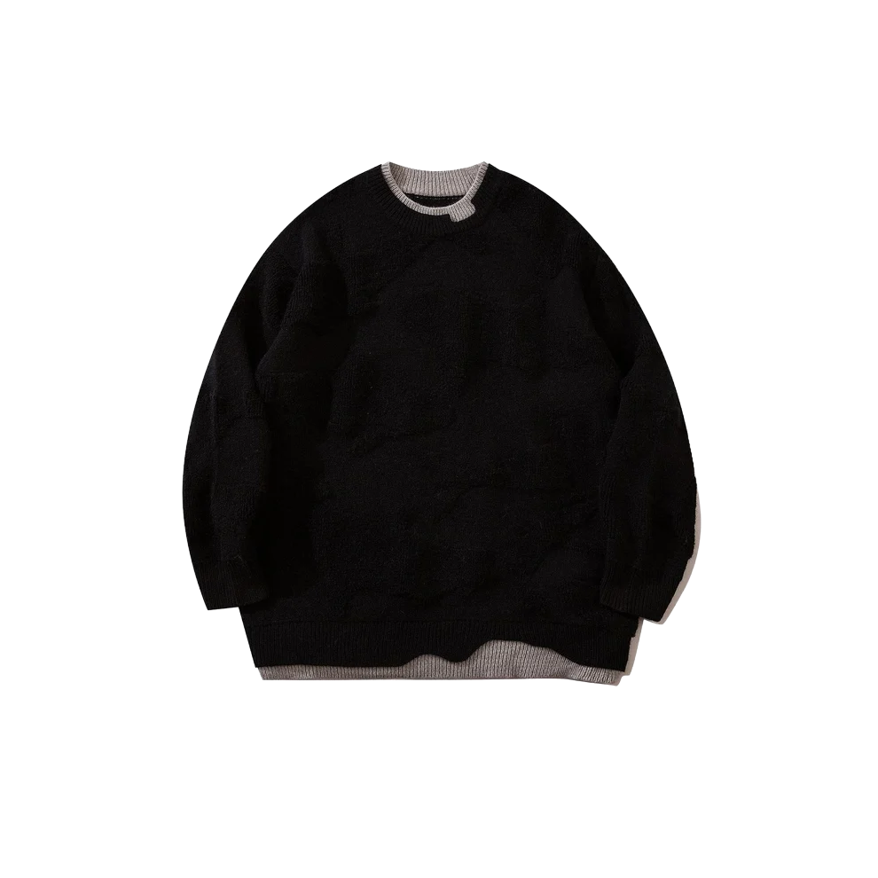 Camo Texture Sweater