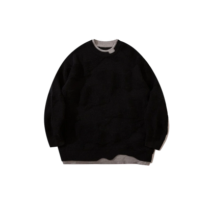Camo Texture Sweater