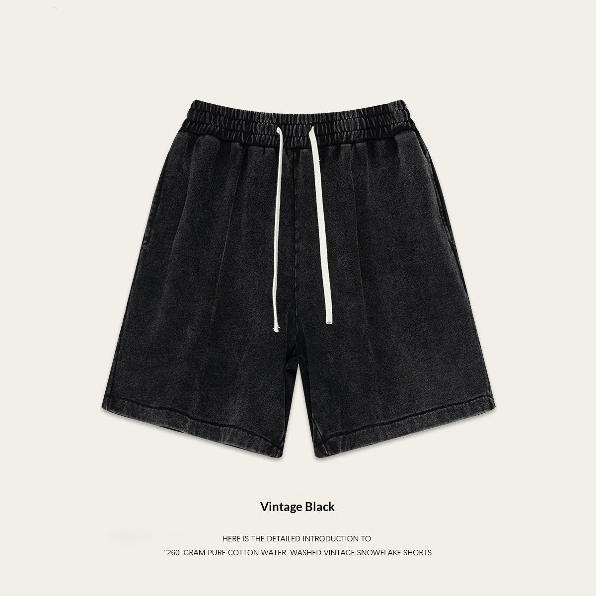 Retro Snowflake Capri Pants For Men And Women - Black