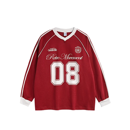 Retro Movement 08 Raglan Long Sleeve Jersey