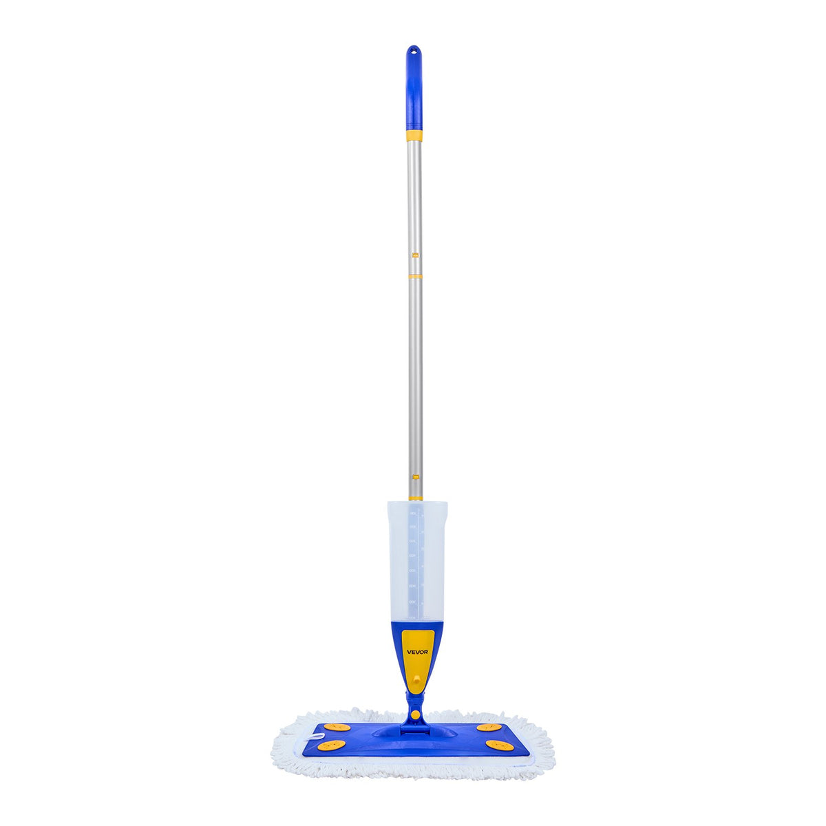 Spray mop with 3 pads