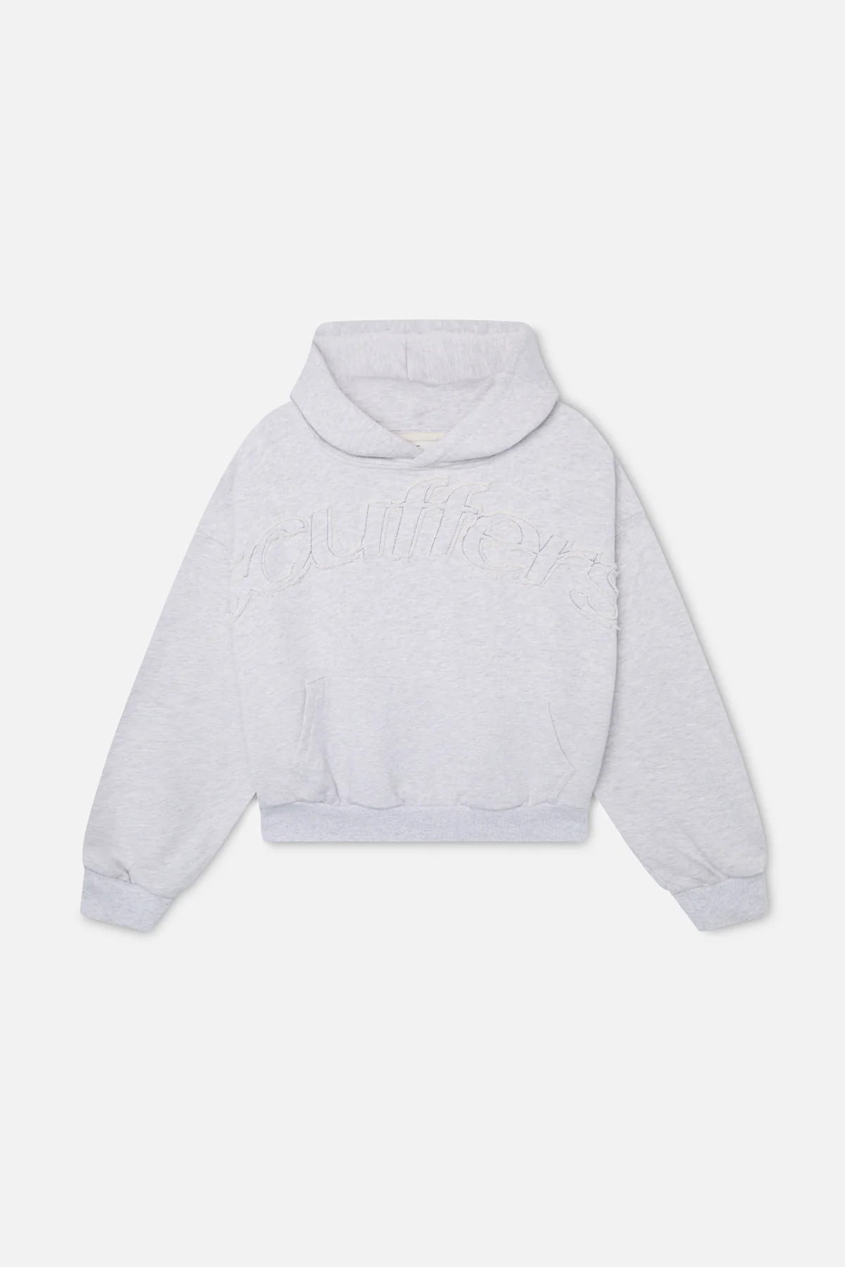 Loose Letter Pullover Hoodie For Men And Women - Gray
