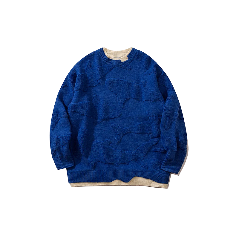 Camo Texture Sweater