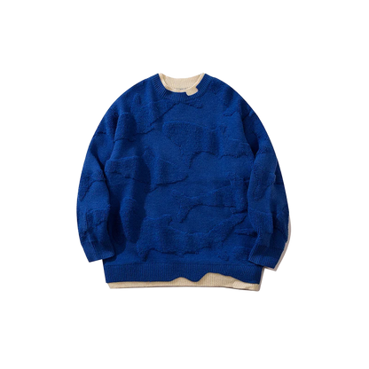 Camo Texture Sweater