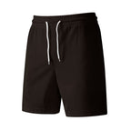 Brown corduroy drawstring shorts