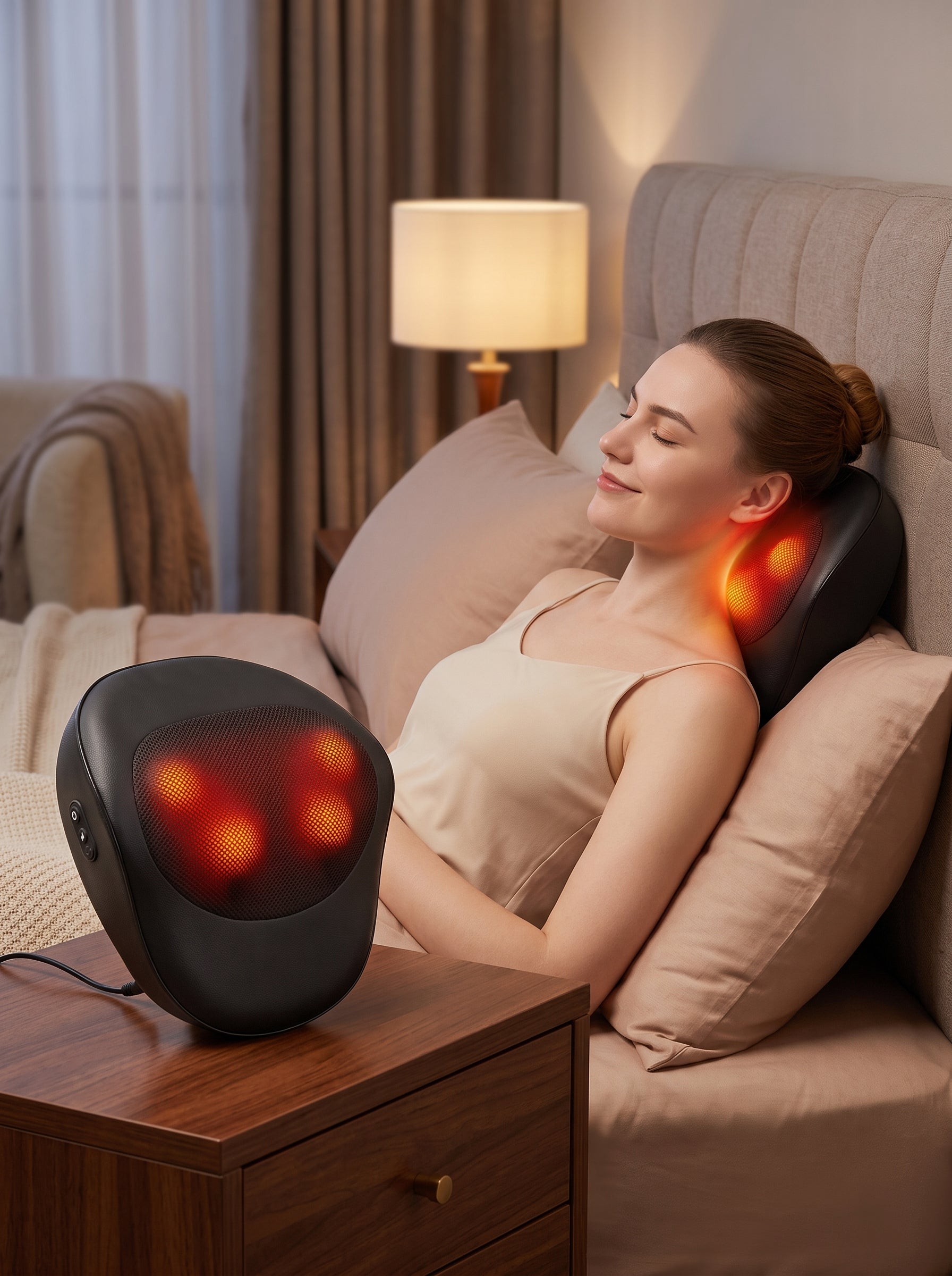 Shiatsu Neck & Back Massage Cushion — 3-Speed with Heat