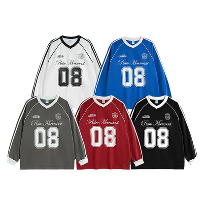 Retro Movement 08 Raglan Long Sleeve Jersey