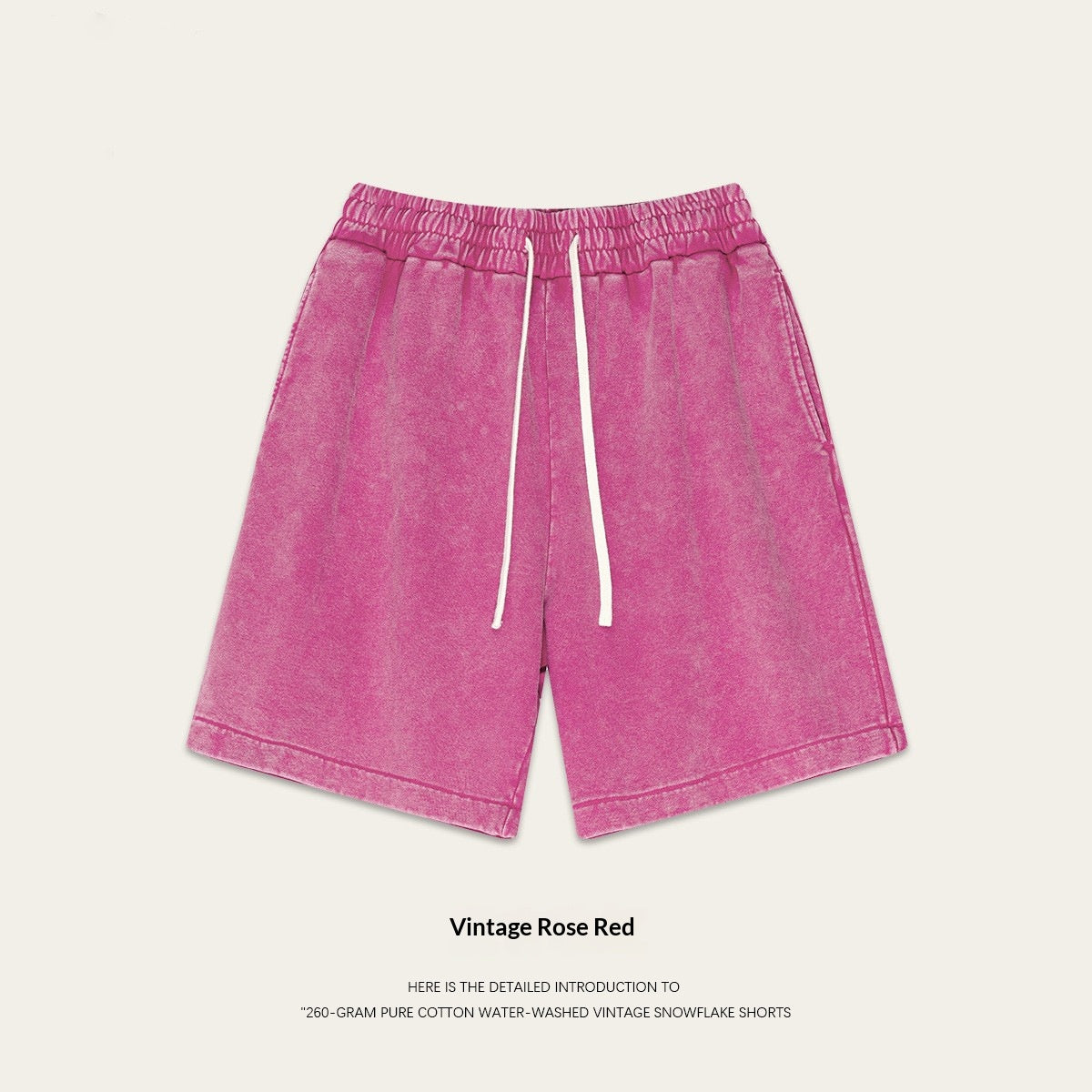 Retro Snowflake Capri Pants For Men And Women - Pink