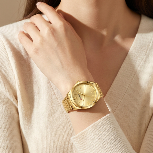 CURREN Gold Shallow Gold on wrist collarbone