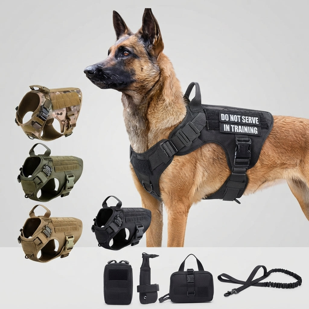 Pet Harness Luxury Dog Leash Set Chest Dog Nylon Camouflage Dog Harness